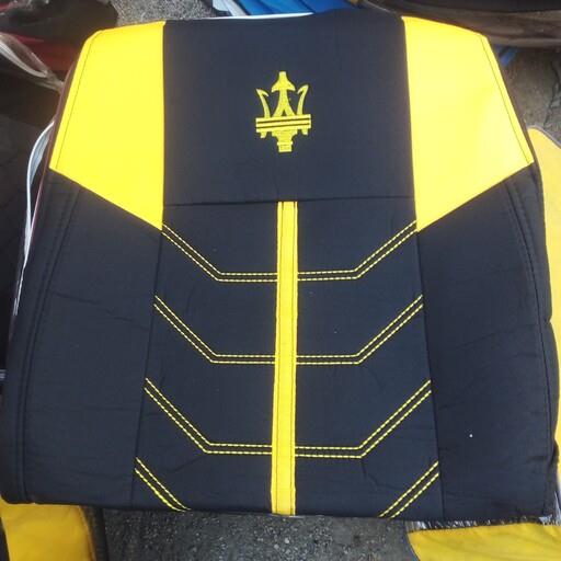 روکش صندلی ساینا پارچه جودن ضخیم طرح مازراتی کویر رنگ